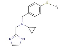 N-(1H-imidazol-2-ylmethyl)-N-[4-(methylthio)benzyl]cyclopropanamine
