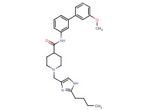 1-[(2-butyl-1H-imidazol-4-yl)methyl]-N-(3'-methoxy-3-biphenylyl)-4-piperidinecarboxamide
