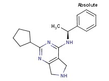 2-cyclopentyl-N-[(1S)-1-phenylethyl]-6,7-dihydro-5H-pyrrolo[3,4-d]pyrimidin-4-amine
