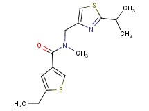 5-ethyl-N-[(2-isopropyl-1,3-thiazol-4-yl)methyl]-N-methyl-3-thiophenecarboxamide