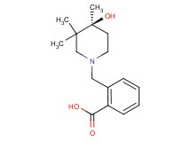 2-{[(4S)-4-hydroxy-3,3,4-trimethyl-1-piperidinyl]methyl}benzoic acid