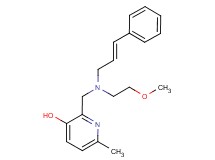 2-({(2-methoxyethyl)[(2E)-3-phenylprop-2-en-1-yl]amino}methyl)-6-methylpyridin-3-ol