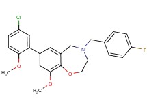 7-(5-chloro-2-methoxyphenyl)-4-(4-fluorobenzyl)-9-methoxy-2,3,4,5-tetrahydro-1,4-benzoxazepine
