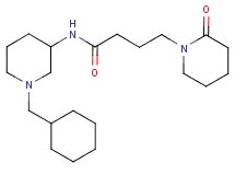 N-[1-(cyclohexylmethyl)-3-piperidinyl]-4-(2-oxo-1-piperidinyl)butanamide