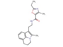 2-ethyl-4-methyl-N-[2-(2-methyl-5,6-dihydro-4H-pyrrolo[3,2,1-ij]quinolin-1-yl)ethyl]-1,3-oxazole-5-carboxamide