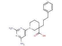 1-(2,6-diaminopyrimidin-4-yl)-3-(3-phenylpropyl)piperidine-3-carboxylic acid