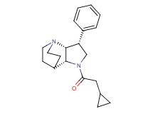 (3R*,3aR*,7aR*)-1-(cyclopropylacetyl)-3-phenyloctahydro-4,7-ethanopyrrolo[3,2-b]pyridine