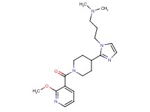 3-(2-{1-[(2-methoxypyridin-3-yl)carbonyl]piperidin-4-yl}-1H-imidazol-1-yl)-N,N-dimethylpropan-1-amine