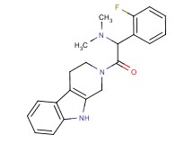 1-(2-fluorophenyl)-N,N-dimethyl-2-oxo-2-(1,3,4,9-tetrahydro-2H-beta-carbolin-2-yl)ethanamine