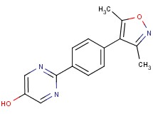 2-[4-(3,5-dimethyl-4-isoxazolyl)phenyl]-5-pyrimidinol