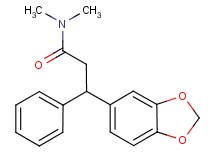 3-(1,3-benzodioxol-5-yl)-N,N-dimethyl-3-phenylpropanamide