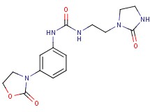 N-[2-(2-oxoimidazolidin-1-yl)ethyl]-N'-[3-(2-oxo-1,3-oxazolidin-3-yl)phenyl]urea