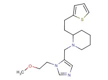 1-{[1-(2-methoxyethyl)-1H-imidazol-5-yl]methyl}-2-[2-(2-thienyl)ethyl]piperidine