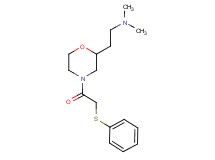N,N-dimethyl-2-{4-[(phenylthio)acetyl]-2-morpholinyl}ethanamine