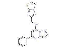 N-(2,3-dihydroimidazo[2,1-b][1,3]thiazol-6-ylmethyl)-5-phenylpyrazolo[1,5-a]pyrimidin-7-amine