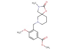 methyl 4-methoxy-3-[(3-methyl-2-oxo-1-oxa-3,7-diazaspiro[4.5]dec-7-yl)methyl]benzoate