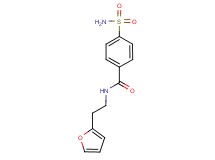 4-(aminosulfonyl)-N-[2-(2-furyl)ethyl]benzamide