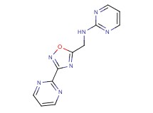 N-[(3-pyrimidin-2-yl-1,2,4-oxadiazol-5-yl)methyl]pyrimidin-2-amine