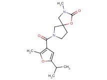 7-(5-isopropyl-2-methyl-3-furoyl)-3-methyl-1-oxa-3,7-diazaspiro[4.4]nonan-2-one