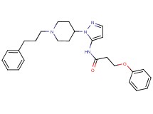 3-phenoxy-N-{1-[1-(3-phenylpropyl)-4-piperidinyl]-1H-pyrazol-5-yl}propanamide
