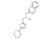 N-methyl-1-quinoxalin-2-yl-N-{[5-(tetrahydro-2H-pyran-2-yl)-2-furyl]methyl}methanamine