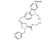 (4S)-1-benzyl-N-ethyl-4-{[(9-ethyl-9H-carbazol-3-yl)methyl]amino}-L-prolinamide