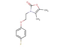 3-[2-(4-fluorophenoxy)ethyl]-4,5-dimethyl-1,3-oxazol-2(3H)-one