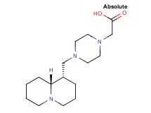 {4-[(1S,9aR)-octahydro-2H-quinolizin-1-ylmethyl]-1-piperazinyl}acetic acid