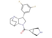 rel-(2R,3R,6R)-5-[rel-(1R,5S,6r)-3-azabicyclo[3.1.0]hex-6-ylcarbonyl]-3-(3,5-difluorophenyl)-1,5-diazatricyclo[5.2.2.0~2,6~]undecane dihydrochloride