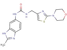 N-(2-methyl-1H-benzimidazol-6-yl)-N'-[(2-morpholin-4-yl-1,3-thiazol-4-yl)methyl]urea