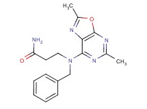 3-[benzyl(2,5-dimethyl[1,3]oxazolo[5,4-d]pyrimidin-7-yl)amino]propanamide