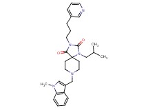 1-isobutyl-8-[(1-methyl-1H-indol-3-yl)methyl]-3-[3-(3-pyridinyl)propyl]-1,3,8-triazaspiro[4.5]decane-2,4-dione