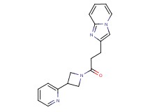 2-[3-oxo-3-(3-pyridin-2-ylazetidin-1-yl)propyl]imidazo[1,2-a]pyridine