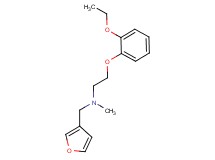 2-(2-ethoxyphenoxy)-N-(3-furylmethyl)-N-methylethanamine