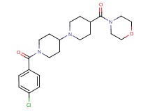 1'-(4-chlorobenzoyl)-4-(4-morpholinylcarbonyl)-1,4'-bipiperidine