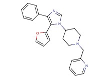 2-({4-[5-(2-furyl)-4-phenyl-1H-imidazol-1-yl]piperidin-1-yl}methyl)pyridine