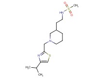 N-(2-{1-[(4-isopropyl-1,3-thiazol-2-yl)methyl]piperidin-3-yl}ethyl)methanesulfonamide