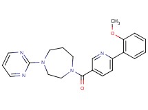 1-{[6-(2-methoxyphenyl)pyridin-3-yl]carbonyl}-4-pyrimidin-2-yl-1,4-diazepane