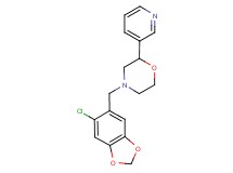 4-[(6-chloro-1,3-benzodioxol-5-yl)methyl]-2-pyridin-3-ylmorpholine