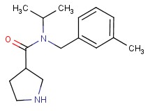 N-isopropyl-N-(3-methylbenzyl)-3-pyrrolidinecarboxamide hydrochloride
