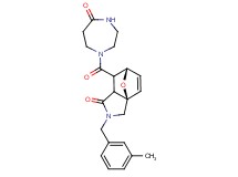(3aR*,6S*)-2-(3-methylbenzyl)-7-[(5-oxo-1,4-diazepan-1-yl)carbonyl]-2,3,7,7a-tetrahydro-3a,6-epoxyisoindol-1(6H)-one