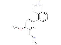 1-[2-methoxy-5-(1,2,3,4-tetrahydroisoquinolin-5-yl)phenyl]-N-methylmethanamine