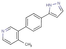 4-methyl-3-[4-(1H-pyrazol-5-yl)phenyl]pyridine