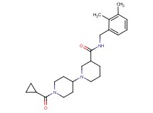 1'-(cyclopropylcarbonyl)-N-(2,3-dimethylbenzyl)-1,4'-bipiperidine-3-carboxamide