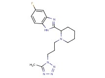 5-fluoro-2-{1-[3-(5-methyl-1H-tetrazol-1-yl)propyl]-2-piperidinyl}-1H-benzimidazole