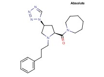 1-[(4S)-1-(3-phenylpropyl)-4-(1H-tetrazol-1-yl)-L-prolyl]azepane