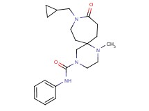9-(cyclopropylmethyl)-1-methyl-10-oxo-N-phenyl-1,4,9-triazaspiro[5.6]dodecane-4-carboxamide