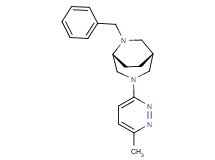 (1R*,5R*)-6-benzyl-3-(6-methyl-3-pyridazinyl)-3,6-diazabicyclo[3.2.2]nonane