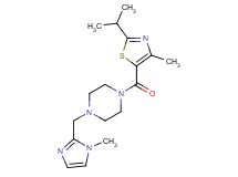 1-[(2-isopropyl-4-methyl-1,3-thiazol-5-yl)carbonyl]-4-[(1-methyl-1H-imidazol-2-yl)methyl]piperazine