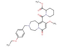methyl 1-{[3-(4-ethoxybenzyl)-9-methoxy-7-oxo-1,2,3,4,5,7-hexahydropyrido[1,2-d][1,4]diazepin-10-yl]carbonyl}-2-piperidinecarboxylate